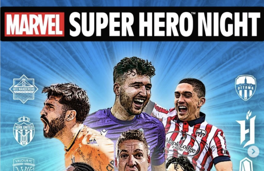 Comical: Canadian Premier League meets Marvel for series of Super Hero days