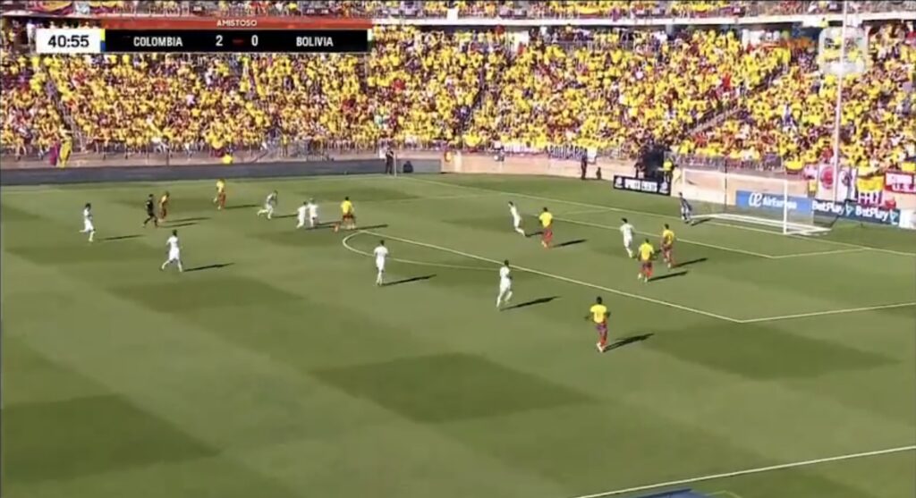 Liverpool star Luis Diaz scores for Colombia against Bolivia