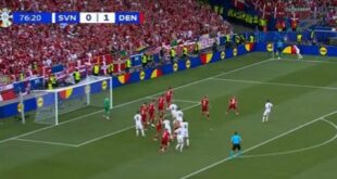 Slovenia equalise late on after thunderous volley