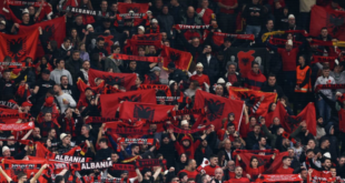 UEFA charge Albania for ‘provocative’ fan banner at Italy match