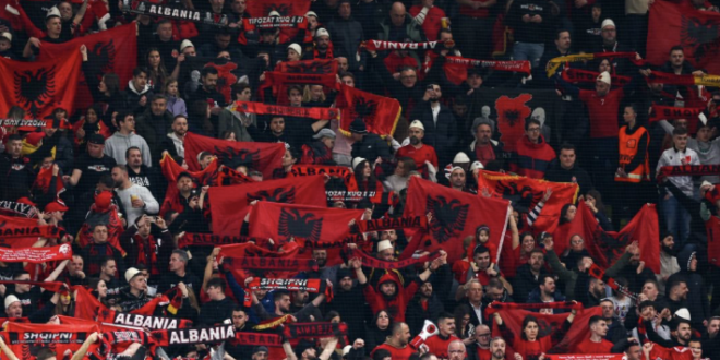 UEFA charge Albania for ‘provocative’ fan banner at Italy match