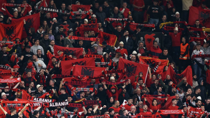 UEFA charge Albania for ‘provocative’ fan banner at Italy match