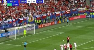 Georges Mikautadze gives Georgia shock lead from the penalty spot