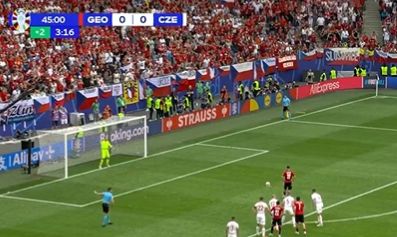 Georges Mikautadze gives Georgia shock lead from the penalty spot