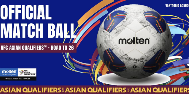 Molten gets the ball rolling for 2026 Asian qualifiers