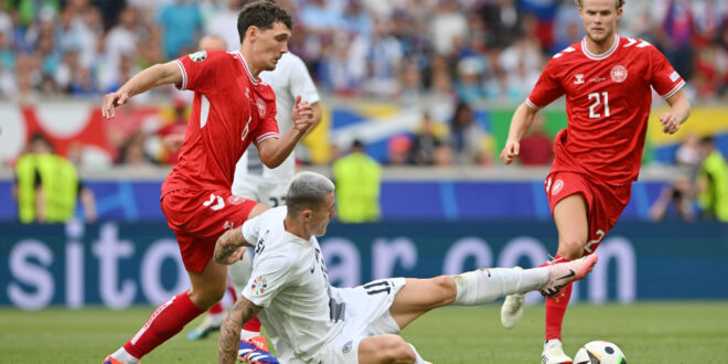 Slovenia upset the form book with Denmark draw