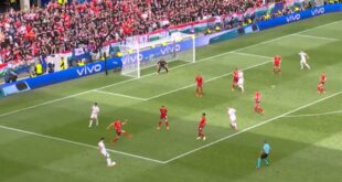 Liverpool’s Dominik Szoboszlai assists diving header at Euro 2024