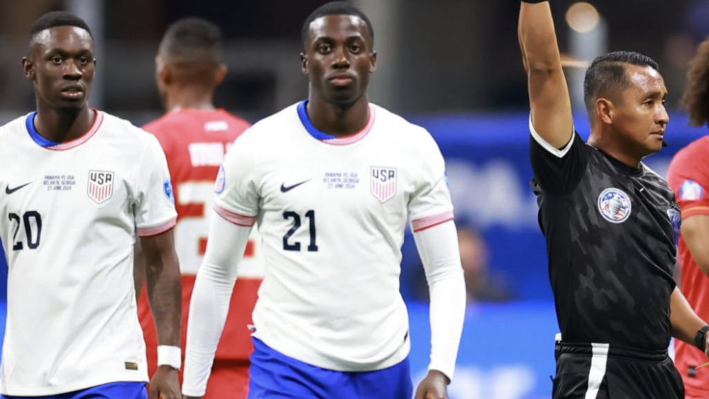 USMNT’s Tim Weah sent off vs. Panama, suspended for group stage finale