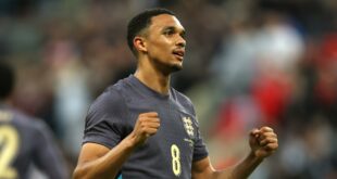 England squad number hints at Trent Alexander-Arnold’s role at Euro 2024