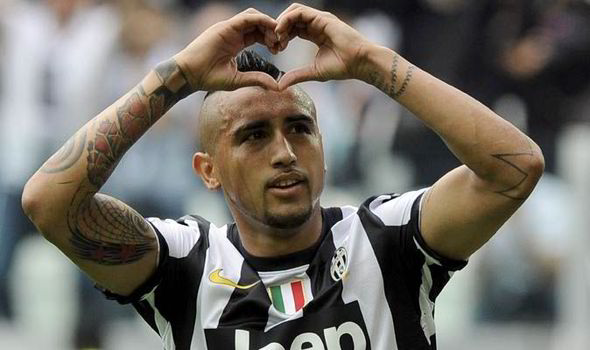 Arturo Vidal says Juventus had the best midfield in history when he played