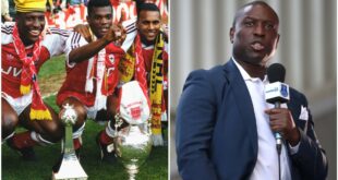 Arsenal send message to Kevin Campbell as he’s unwell