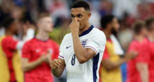 Gareth Southgate set to replace Trent Alexander-Arnold in England lineup