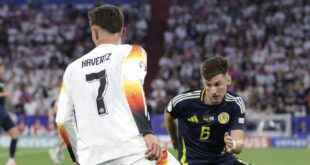 Havertz on the scoresheet on a horrible night for Scotland