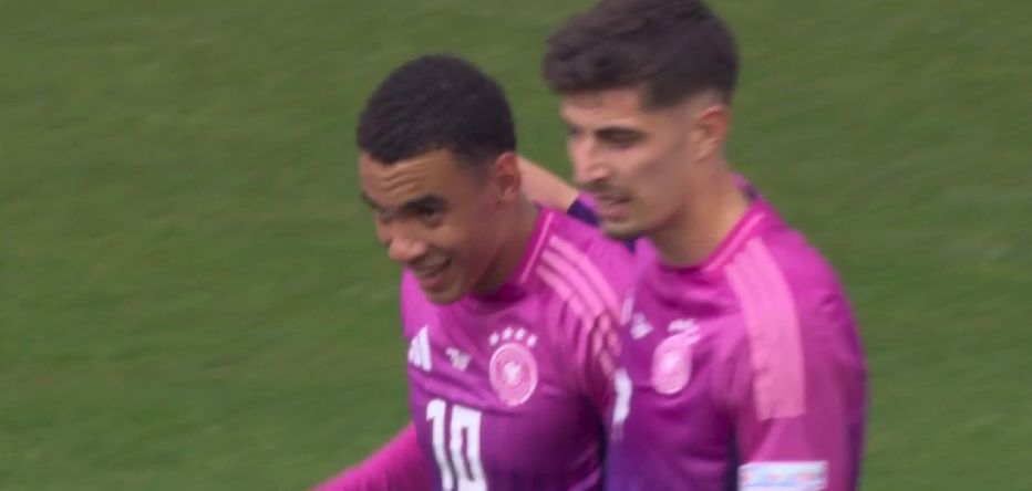 Jamal Musiala scores controversial goal as Germany take the lead