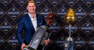 Nathan MacKinnon Sweeps Two Trophies At 2024 NHL Awards