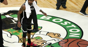 Kyrie Irving 0-11 Against Celtics Since Stepping On Mid-Court Logo