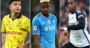 Osimhen Sancho Adarabioyo and more