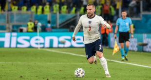 Luke Shaw returns to team training ahead of England’s clash with Slovenia