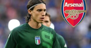 Arsenal agree contract terms with €50m Bologna star Riccardo Calafiori