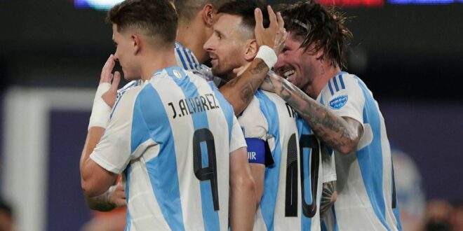 Argentina dominates Canada en route to Copa America final