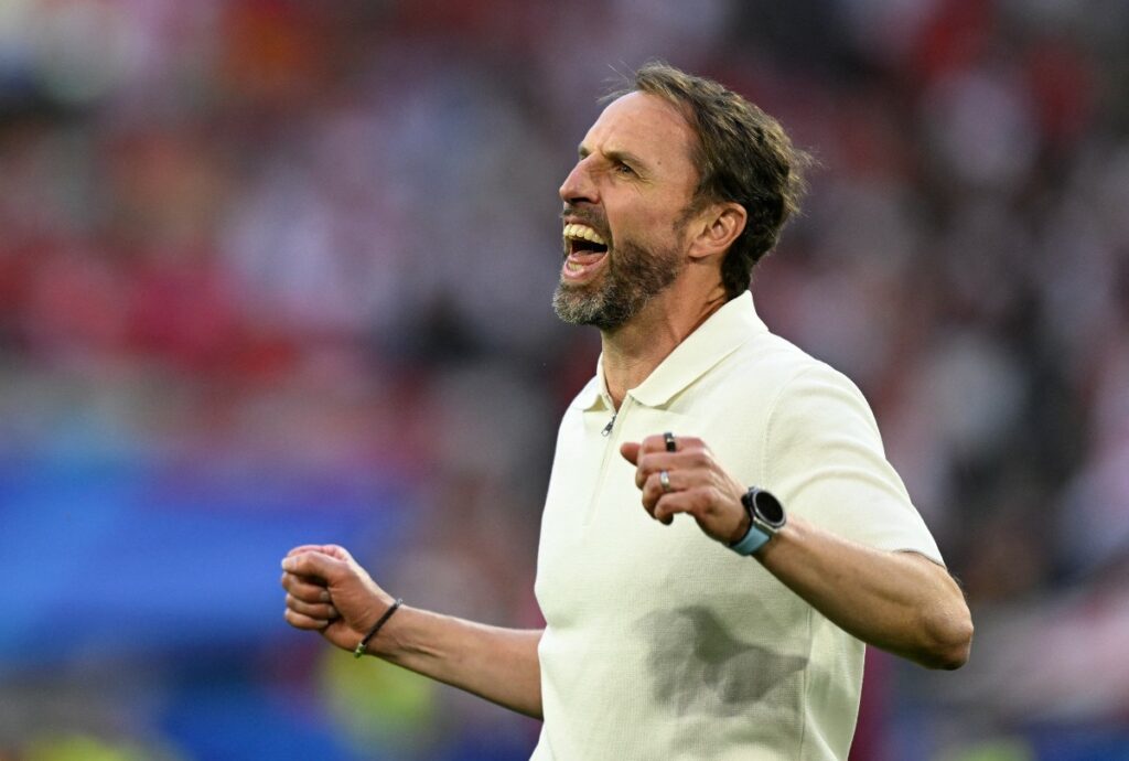 Gareth Southgate hyped up full time celebrations against the Netherlands