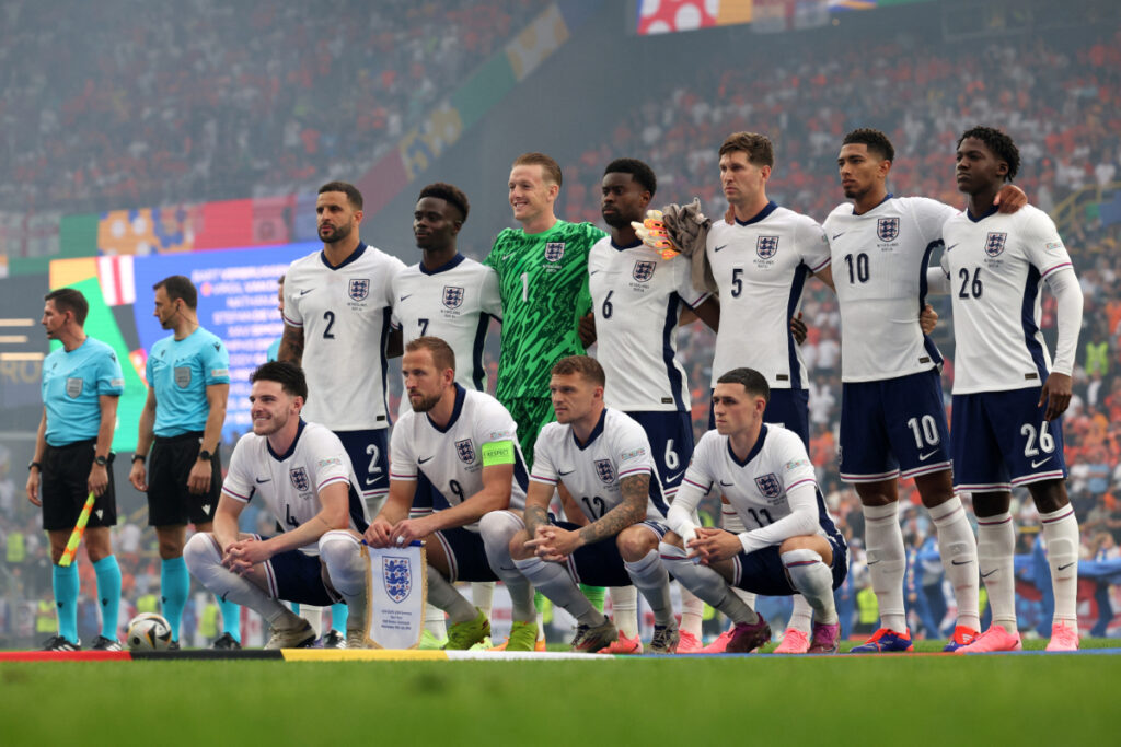 England first team stars involved in heated row during Euro 2024 final