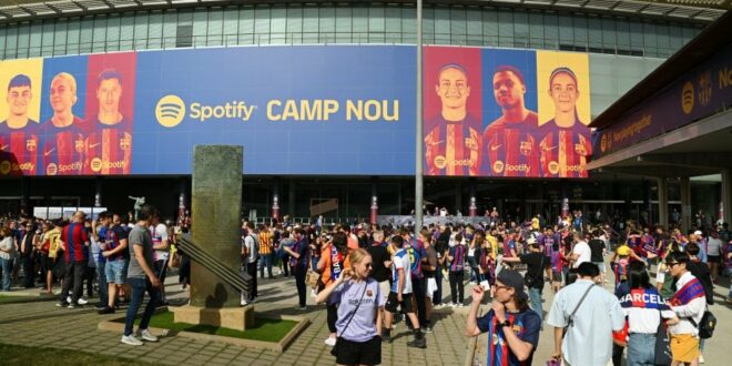 Barcelona vice-president confirms plans for Spotify Camp Nou return