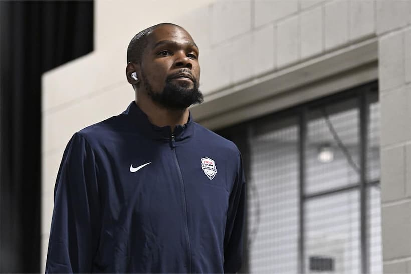 Kevin Durant returned to practice on Friday for Team USA