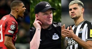 Howe drops hints on Malick Thiaw, Bruno Guimaraes and his future at Newcastle