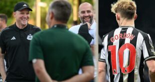 Howe holds “positive” talks over two key transfers and issues Anthony Gordon update