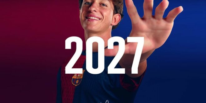 Official: Barcelona renew 18-year-old defensive prodigy until 2027