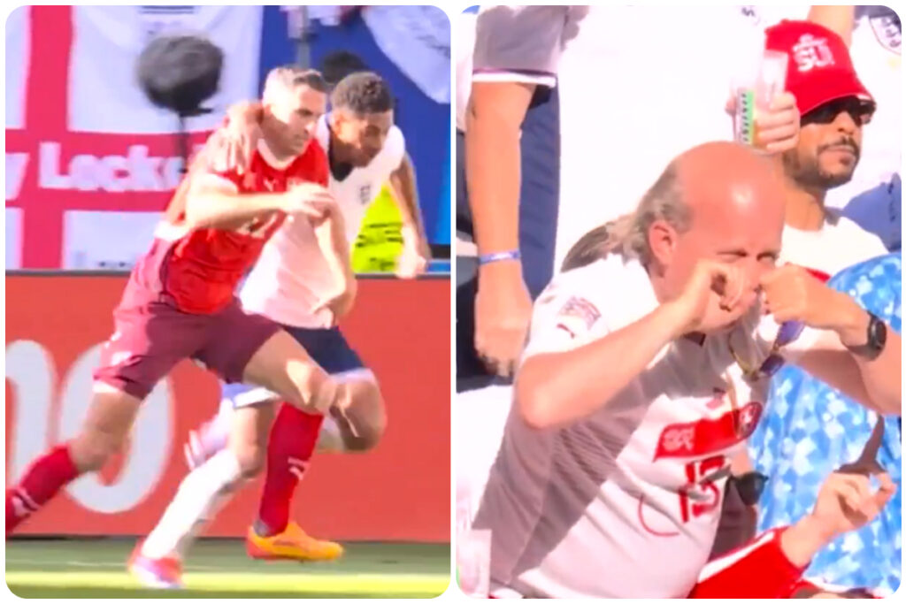 Switzerland fan mocks England’s Jude Bellingham for being weak