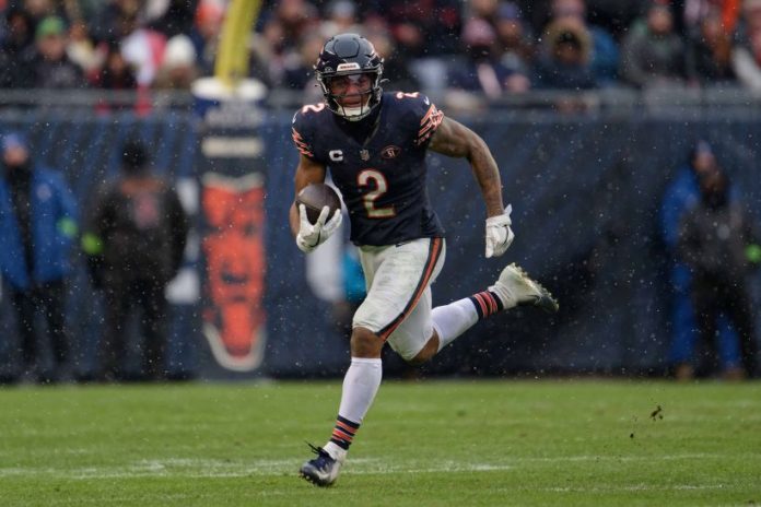 D.J. Moore received a four-year, 0 million extension with the Bears