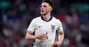 Declan Rice on how he’ll celebrate if England win Euro 2024