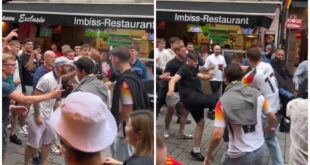 England and Germany fans clash after hosts Euro 2024 elimination