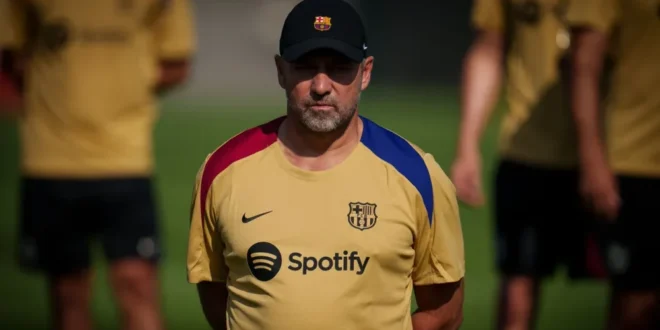 Hansi flick makes Barcelona players sweat in intense first training session