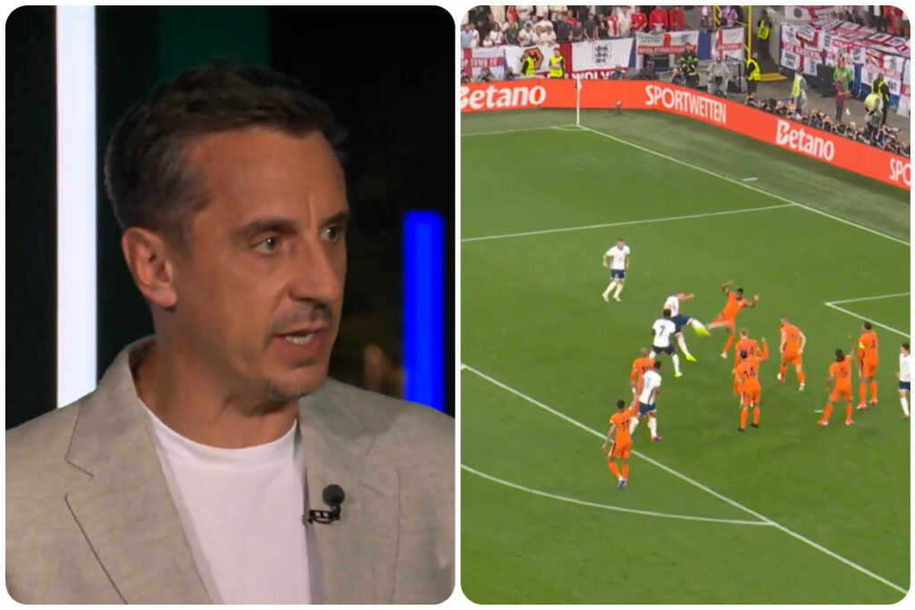 Gary Neville labels England penalty decision “an absolute disgrace”