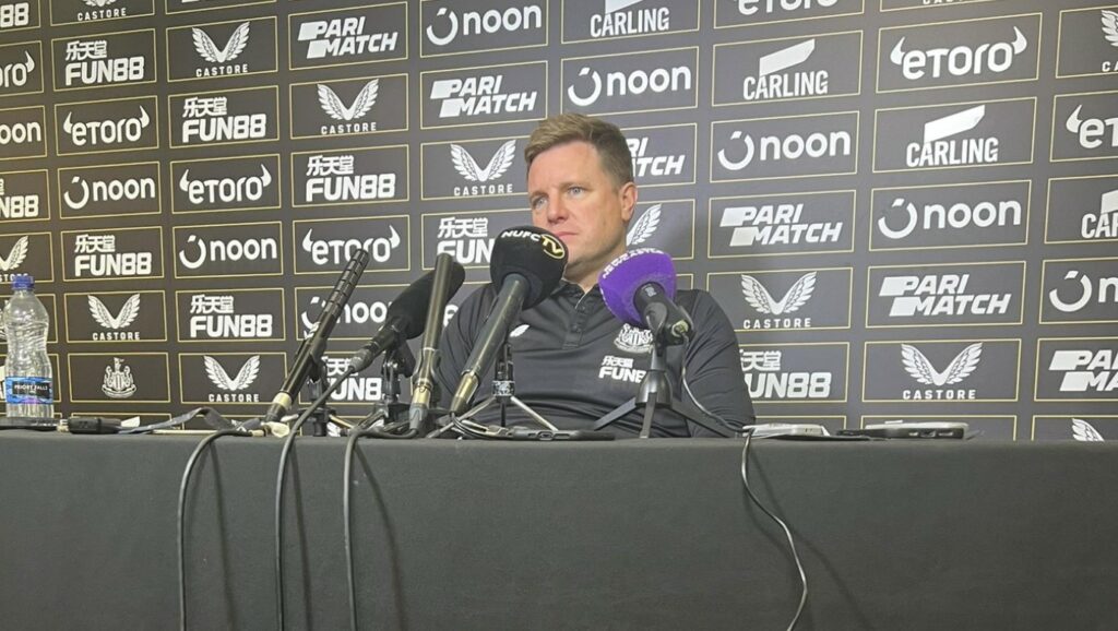 Eddie Howe’s comments on England job when quizzed by the media in 2022