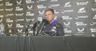 Eddie Howe’s comments on England job when quizzed by the media in 2022