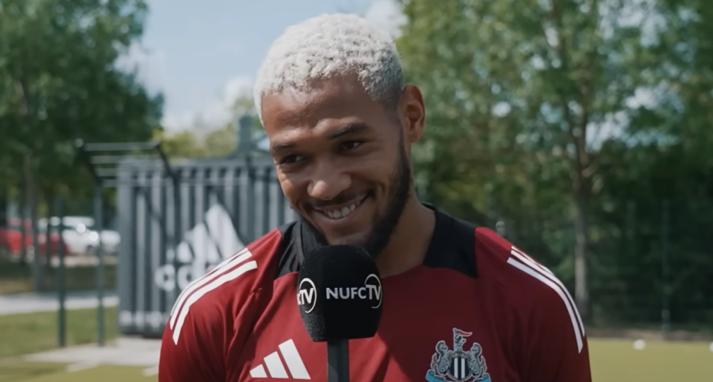 Joelinton reveals Bruno Guimaraes message and big plans for 2024/25 season