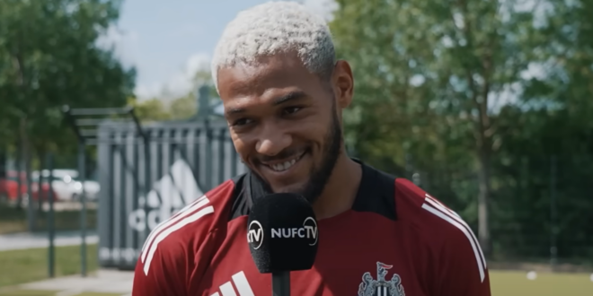 Joelinton reveals Bruno Guimaraes message and big plans for 2024/25 season