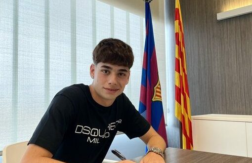 Official: Barcelona 16-year-old attacking prospect signs new contract with club