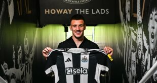 Newcastle sign centre-back – “It’s absolutely unbelievable to join such a big club”