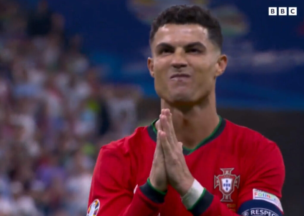 Cristiano Ronaldo apologises to Portugal fans during shootout