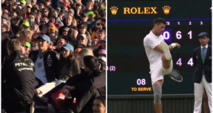 George Russell and Novak Djokovic react to England match