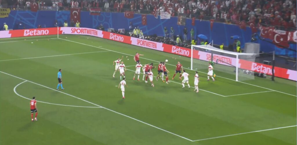 Michael Gregoritsch pulls goal back for Austria to set up tense finish