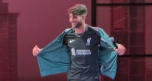 Dominik Szoboszlai surprises fans by unveiling Liverpool away kit