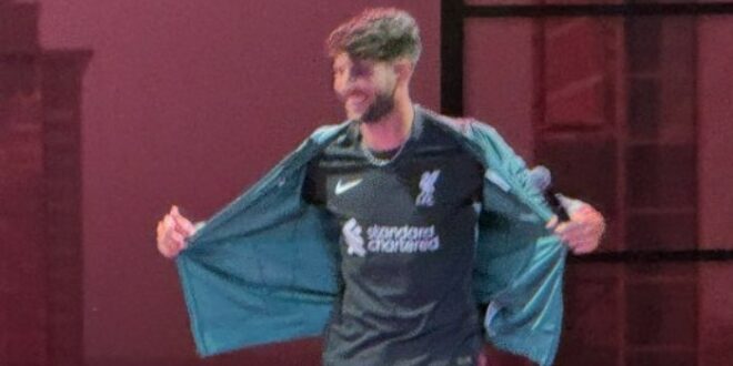 Dominik Szoboszlai surprises fans by unveiling Liverpool away kit