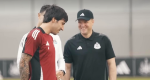 Sandro Tonali update as Eddie Howe reveals noticeable change