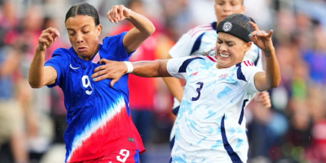 USWNT ties Costa Rica in final pre-Olympic friendly